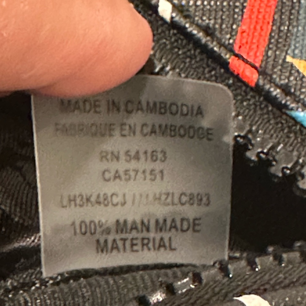 Karl Lagerfeld Paris Adele All Over Logo Full Size Backpack Black - NWOT - Picture 13 of 14